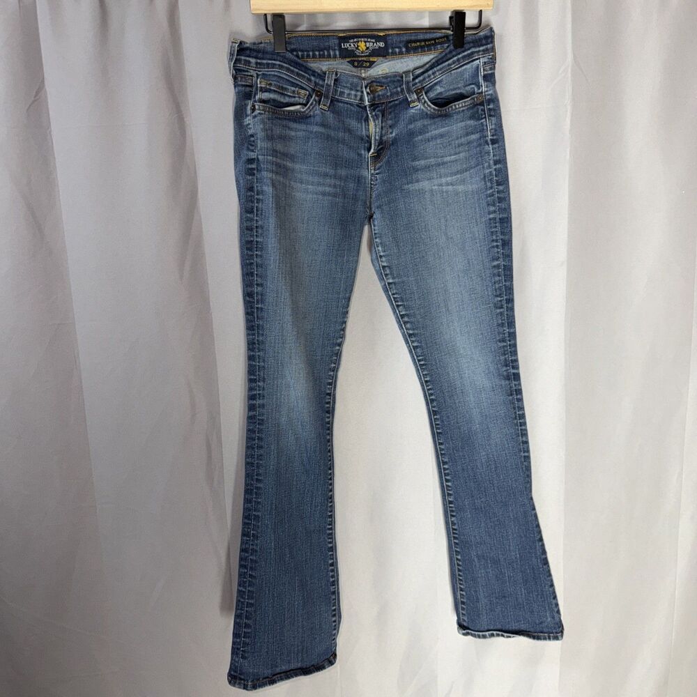 Lucky Brand Jeans Women's Charlie Baby Boot Fit Size 8/29 Mid Denim Wash